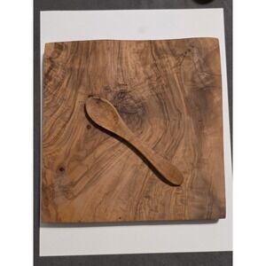 Charcuterie Board Solid Wood Board And Spoon From Paris